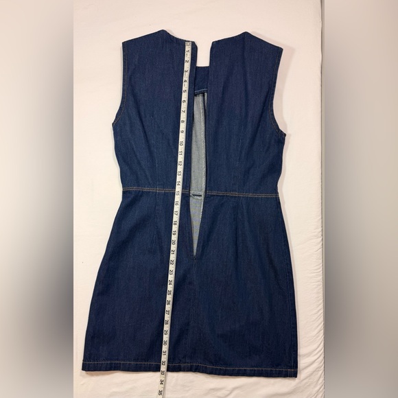 French Connection Linaira Denim Sheath Women’s Dress Size Medium - Picture 12 of 15